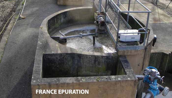 Schéma station d'épuration